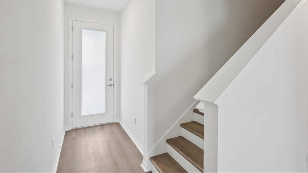 Furnished interior view inside a new home in Isla Mirada, San Antonio (Image 7).