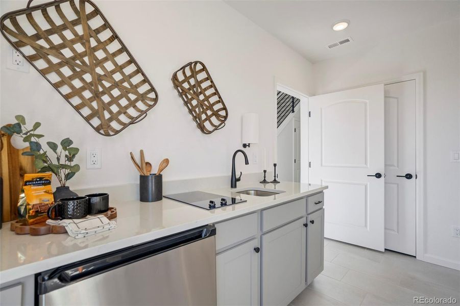 Furnished interior view inside a new home in , Colorado Springs (Image 10). Furnished interior view inside a new home in , Colorado Springs (Image 10).