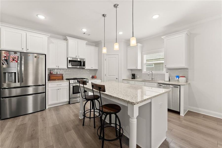 Furnished interior view inside a new home in , Dawsonville (Image 7).