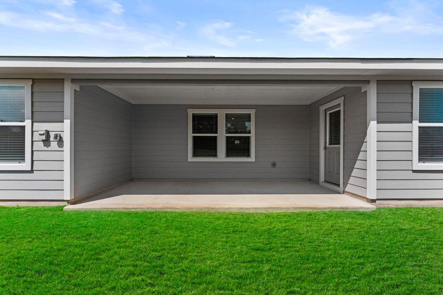 Exterior details and patio area of a home in Watermill, Uhland (Image 2). Exterior details and patio area of a home in Watermill, Uhland (Image 2).