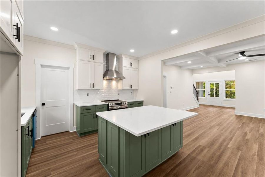 Furnished interior view inside a new home in , Gainesville (Image 6).