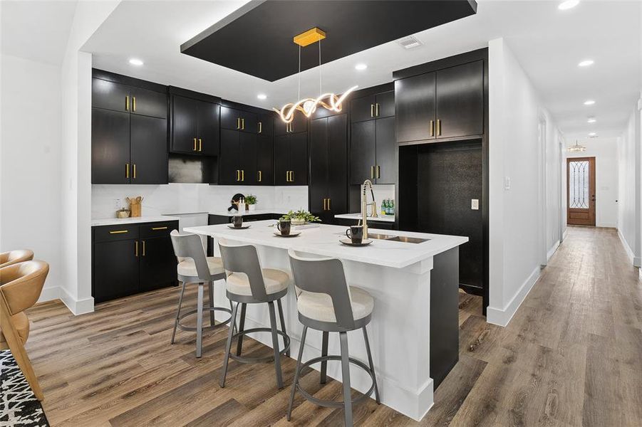 Furnished interior view inside a new home in , Dallas (Image 5).