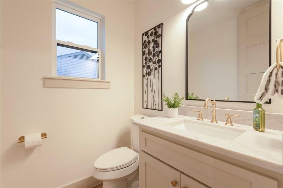 Furnished interior view inside a new home in , McKinney (Image 8).