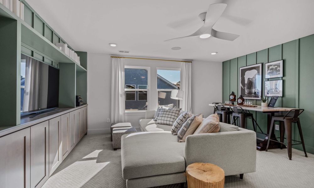 Representative furnished interior of a home built from the The Boardwalk by Chesapeake Homes in Heritage Park at Longs, Longs (Image 42).