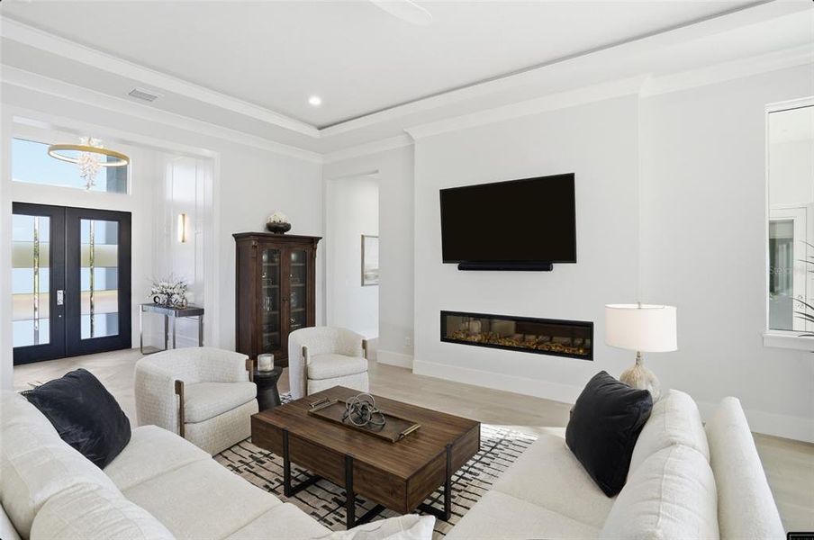 Furnished interior view inside a new home in , Parrish (Image 16).