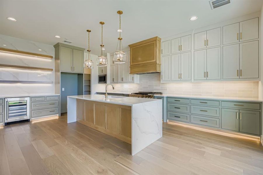 Furnished interior view inside a new home in , The Colony (Image 13).