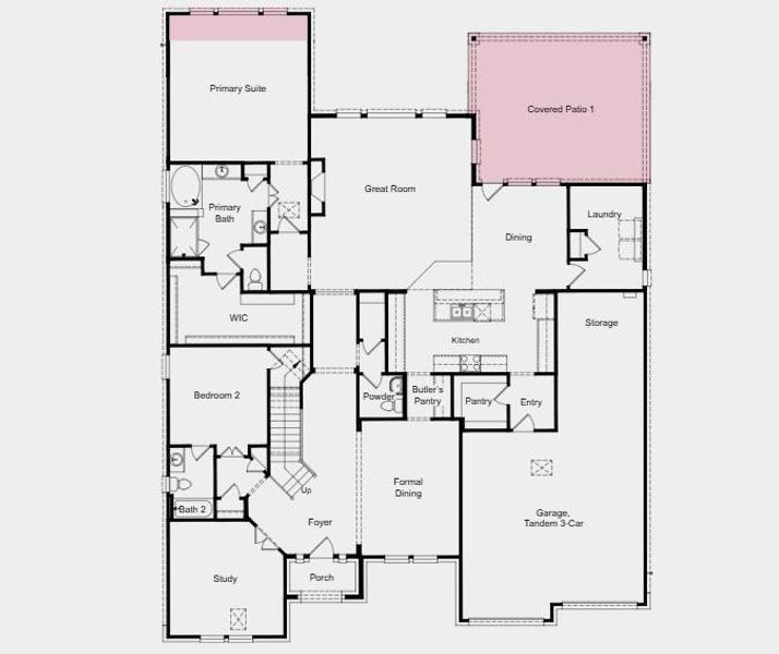 Additional Highlights Include: Media room, covered patio, and extended primary suite.