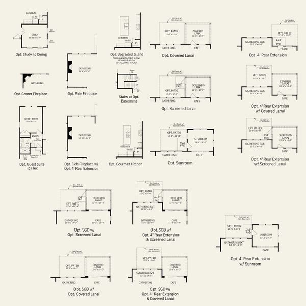 2D floor plan layout for the Murphy by Pulte Homes in Cannon Run, Concord, NC (Image 27).