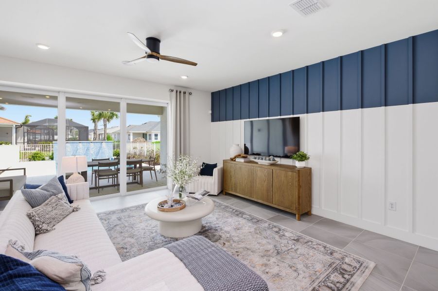 Representative furnished interior of a home built from the Arbordale II by Pulte Homes in SeaFlower, Bradenton (Image 14).