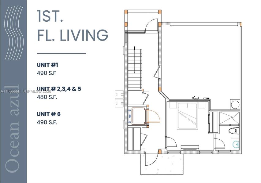 2D floor plan layout of this home in , Pompano Beach, FL (Image 20).