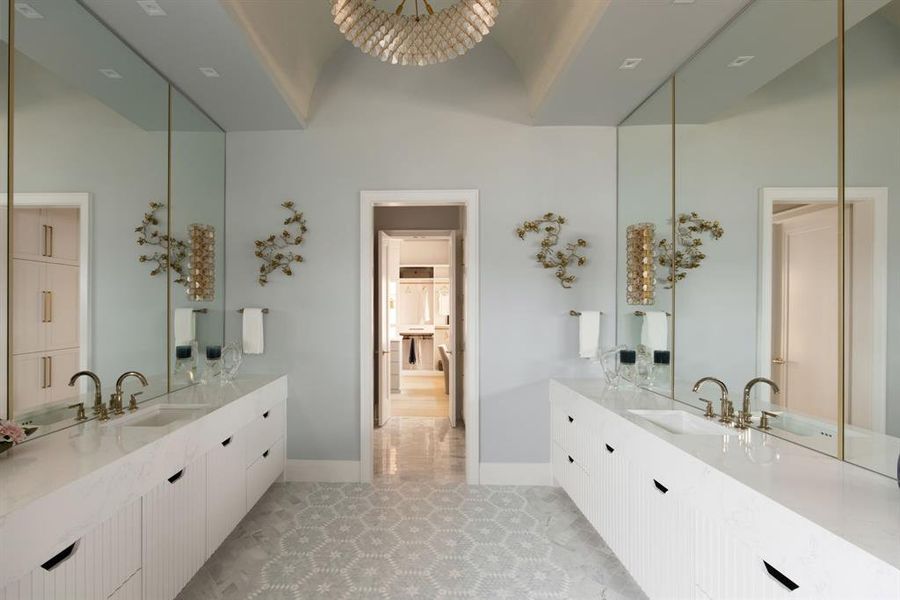 Furnished interior view inside a new home in , Southlake (Image 4).