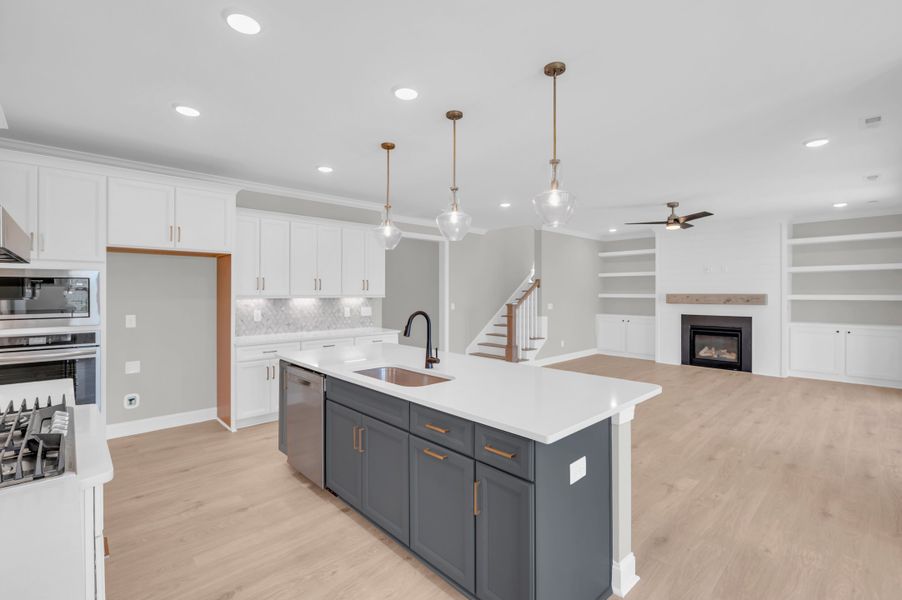 Representative furnished interior of a home built from the The Whitley by RobuckHomes in Windwater, Hampstead (Image 64).