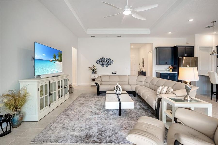 Furnished interior view inside a new home in , Ocala (Image 32).