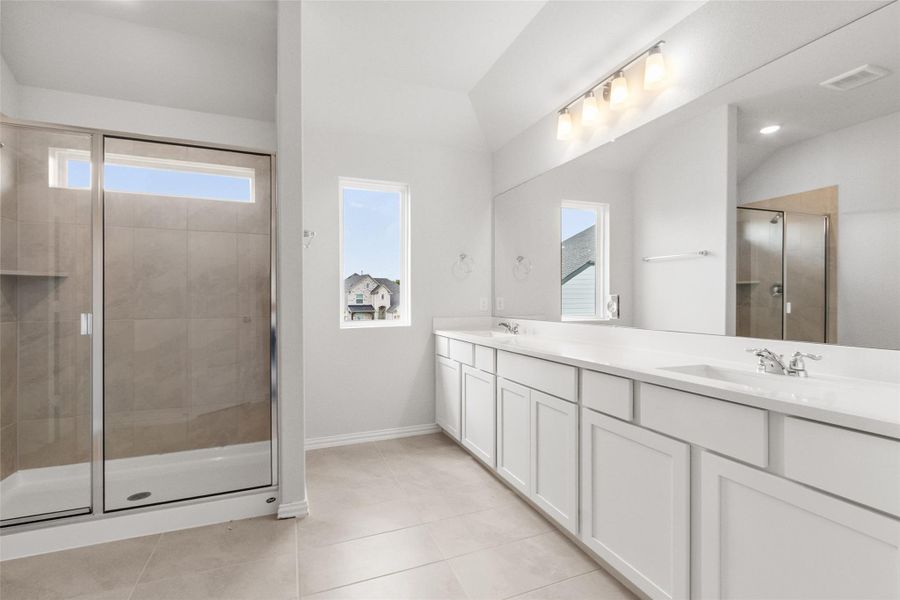 Furnished interior view inside a new home in Park at Eldridge, Sugar Land (Image 11). Furnished interior view inside a new home in Park at Eldridge, Sugar Land (Image 11).