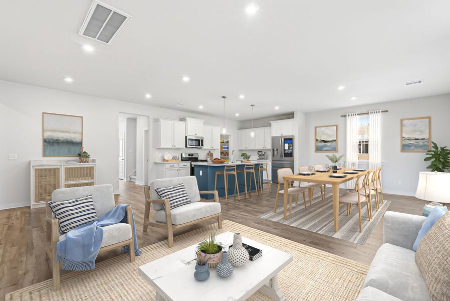 Representative furnished interior of a home built from the The Nathaniel by Stanley Martin Homes in Abney Hills Estates, Blythewood (Image 13).