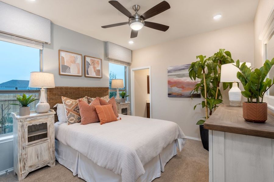 Representative furnished interior of a home built from the 1315 by KB Home in Sonterra - Cool Water, Jarrell (Image 6).