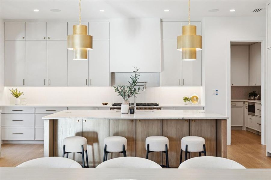 Furnished interior view inside a new home in , Dallas (Image 6).