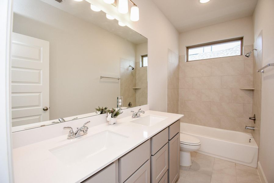 Furnished interior view inside a new home in Marvida, Cypress (Image 8).
