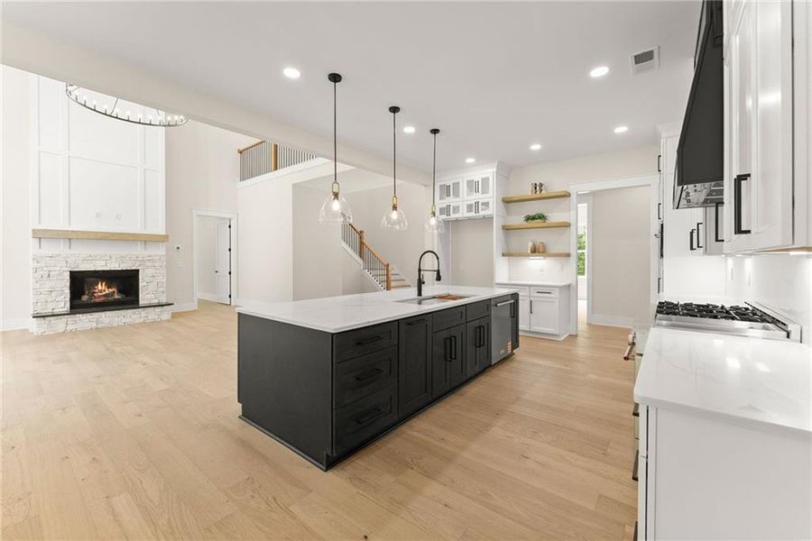 Furnished interior view inside a new home in , Hoschton (Image 15).
