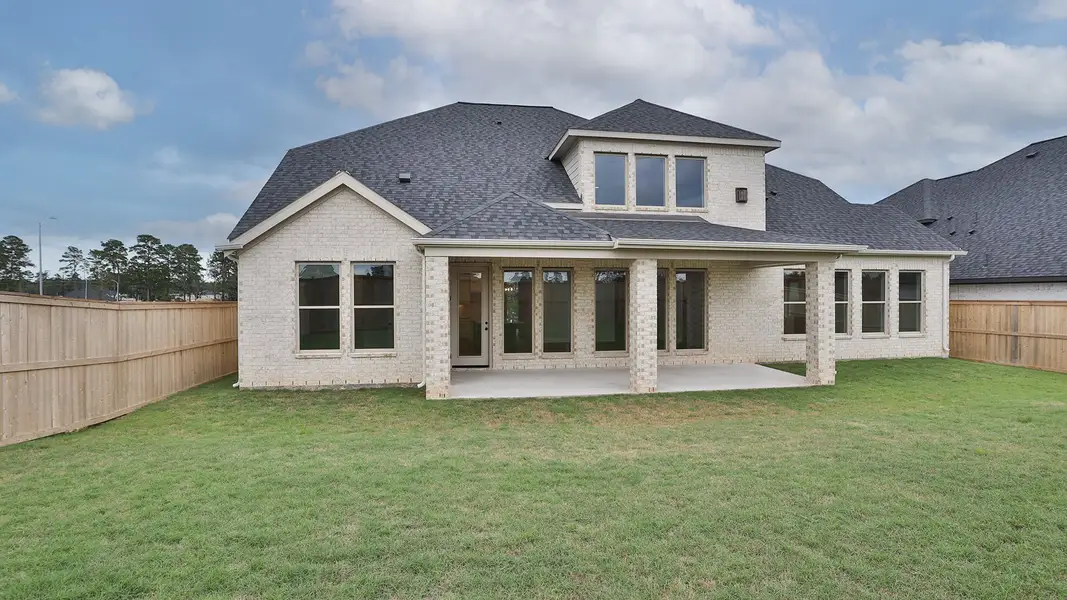 Exterior details and patio area of a home in Audubon, Magnolia (Image 3).
