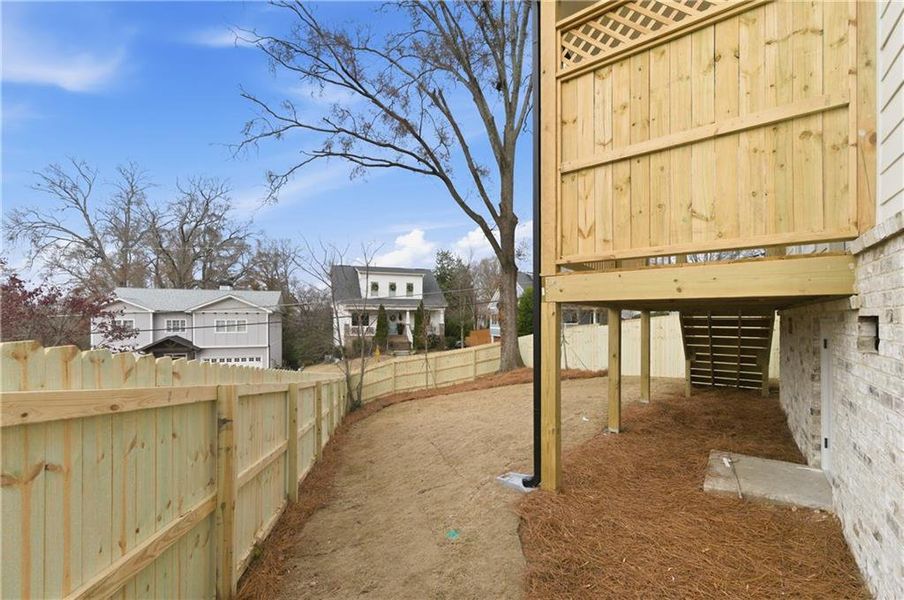 Exterior details and patio area of a home in , Marietta (Image 19).