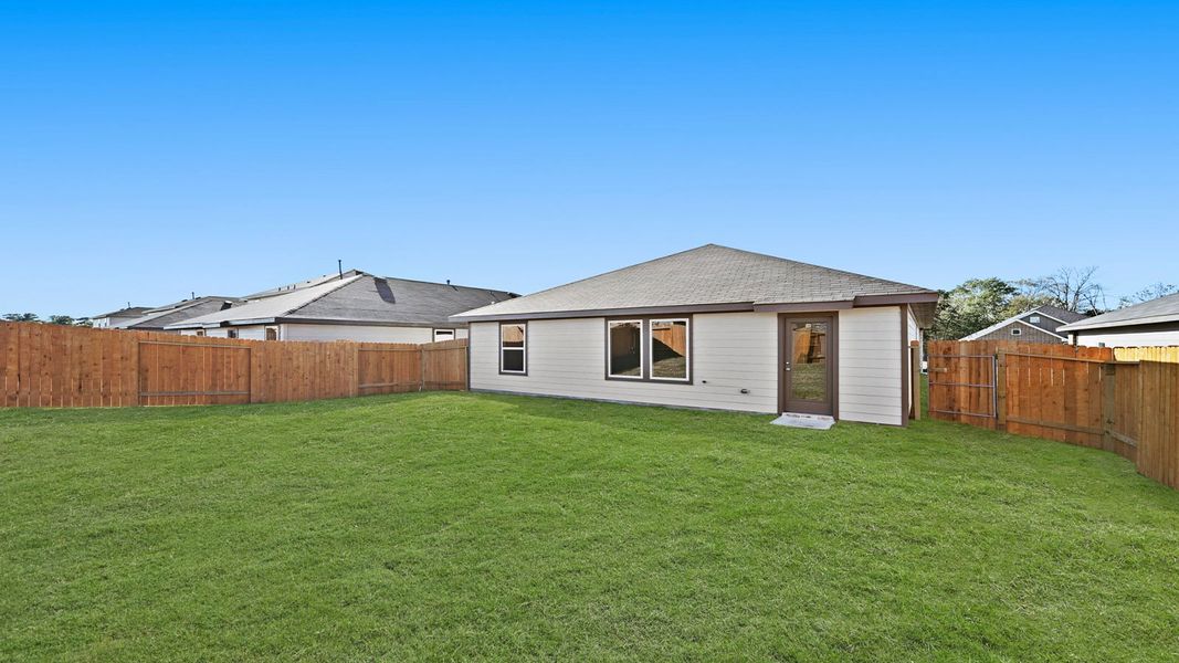 Representative exterior details of a home built from the Baylor by D.R. Horton in Lexington Heights, Willis (Image 3). Representative exterior details of a home built from the Baylor by D.R. Horton in Lexington Heights, Willis (Image 3).