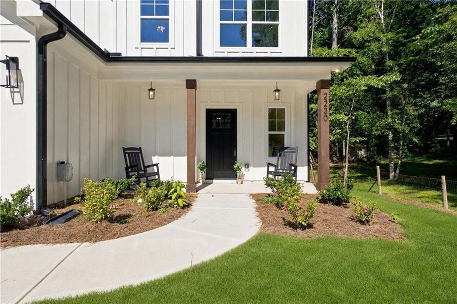 Exterior details and patio area of a home in , Cumming (Image 31).