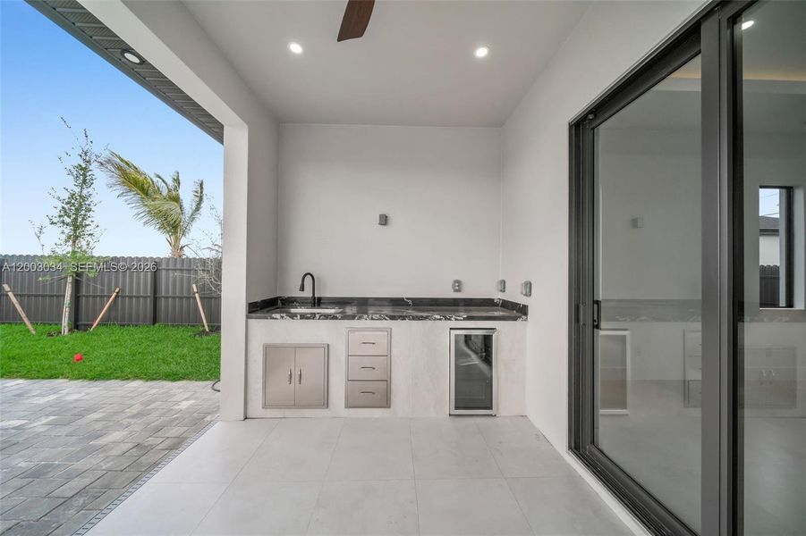 Exterior details and patio area of a home in , Cape Coral (Image 26).