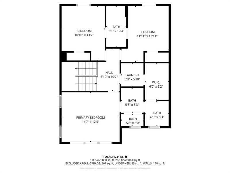2D floor plan layout of this home in , Granbury, TX (Image 6).