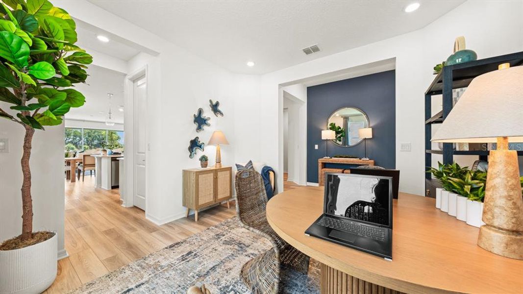 Furnished interior view inside a new home in Timber Ridge, Plant City (Image 36).