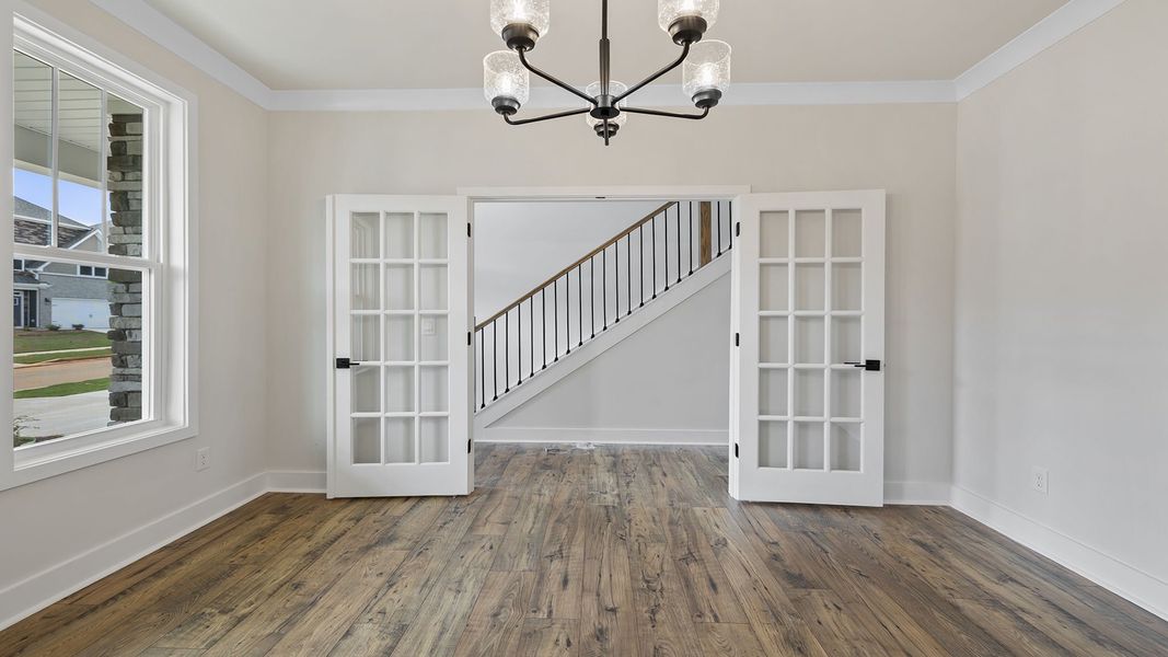 Spacious, unfurnished interior of a new home in Sunset Summits, Spartanburg (Image 15). Spacious, unfurnished interior of a new home in Sunset Summits, Spartanburg (Image 15).
