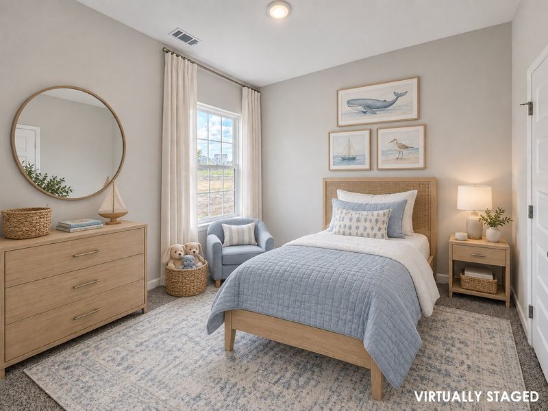 Furnished interior view inside a new home in The Village at Sassafras, Allenhurst (Image 27). Furnished interior view inside a new home in The Village at Sassafras, Allenhurst (Image 27).