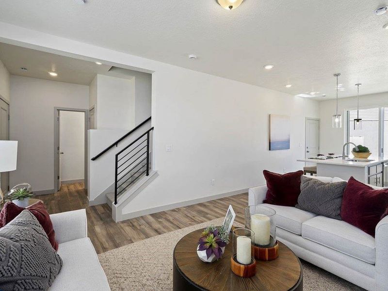 Furnished interior view inside a new home in Muegge Farms, Bennett (Image 9).