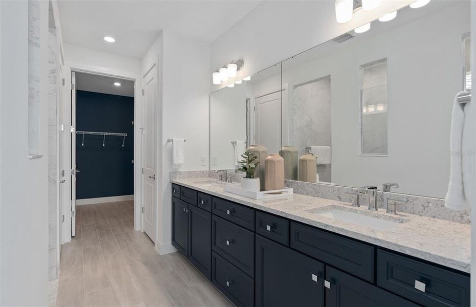 Furnished interior view inside a new home in Del Webb Lakehaven, Clermont (Image 14).