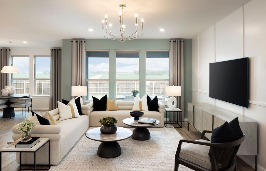 Furnished interior view inside a new home in Saddleback at Santa Rita Ranch, Liberty Hill (Image 9).