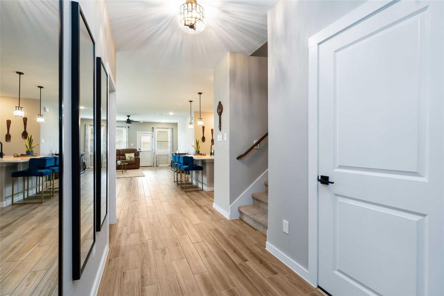 Furnished interior view inside a new home in Ascend at Legends Bay, Baytown (Image 12). Furnished interior view inside a new home in Ascend at Legends Bay, Baytown (Image 12).