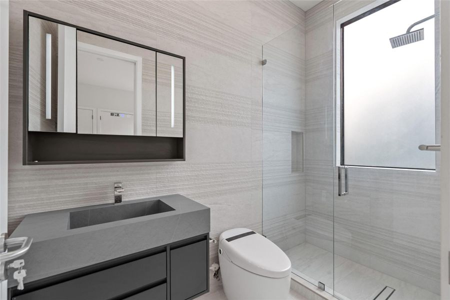 Furnished interior view inside a new home in , Pompano Beach (Image 8).