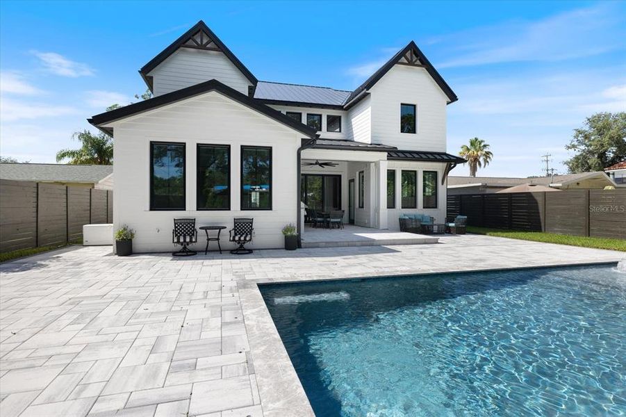 Exterior details and patio area of a home in , Sarasota (Image 27).
