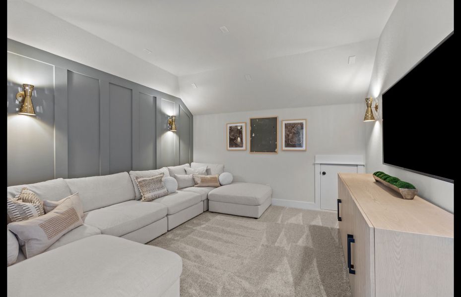 Furnished interior view inside a new home in Corley Farms, Boerne (Image 11).