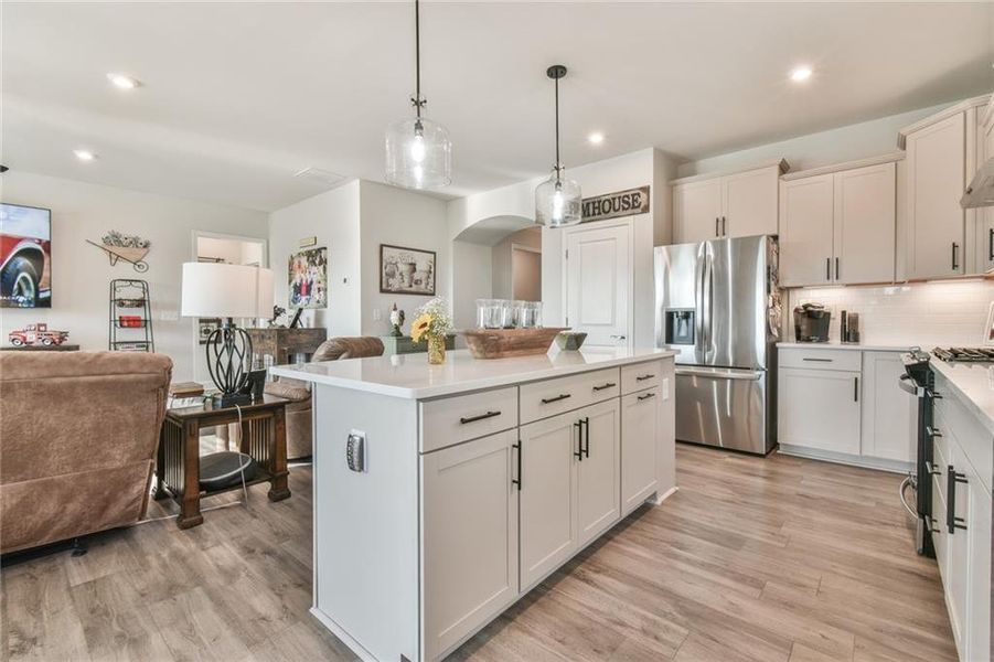 Furnished interior view inside a new home in , Hoschton (Image 12).