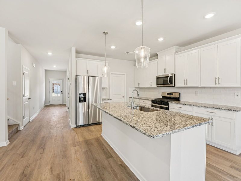 Furnished interior view inside a new home in Preserve at Mountain Creek, Pendergrass (Image 7).