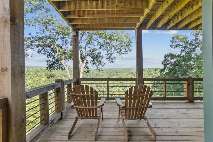 Exterior details and patio area of a home in , Talking Rock (Image 30).