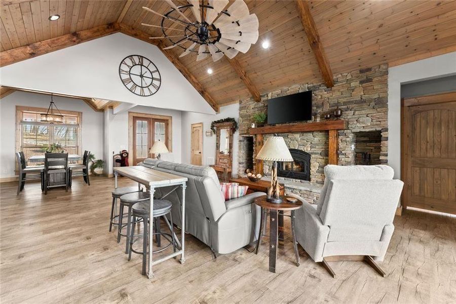 Furnished interior view inside a new home in , Cleveland (Image 44).