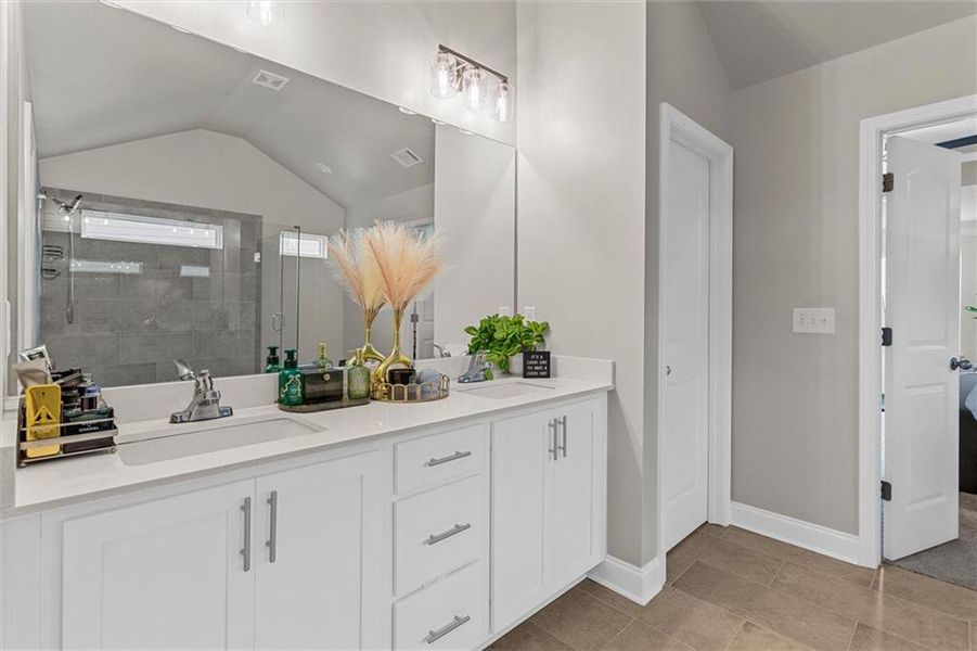 Furnished interior view inside a new home in Enclave at Brookside Crossing, Auburn (Image 9).