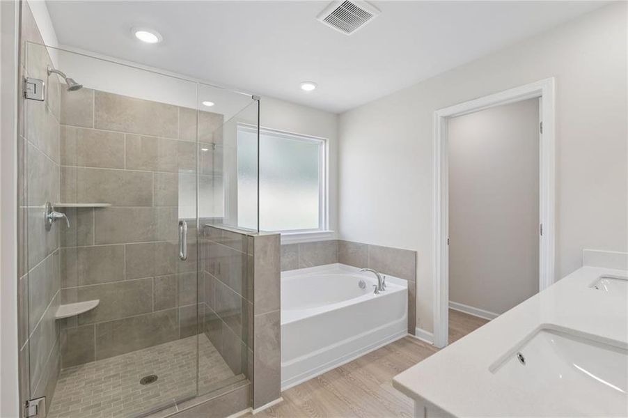 Furnished interior view inside a new home in Hemingway - Reserve Series, Cumming (Image 14).