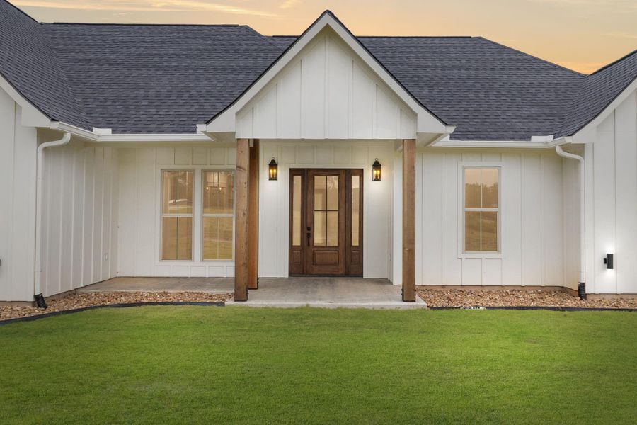Exterior details and patio area of a home in , Livingston (Image 26).