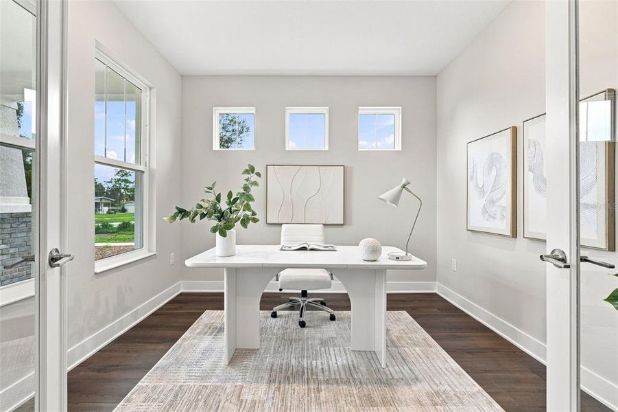 Furnished interior view inside a new home in , St. Petersburg (Image 14).