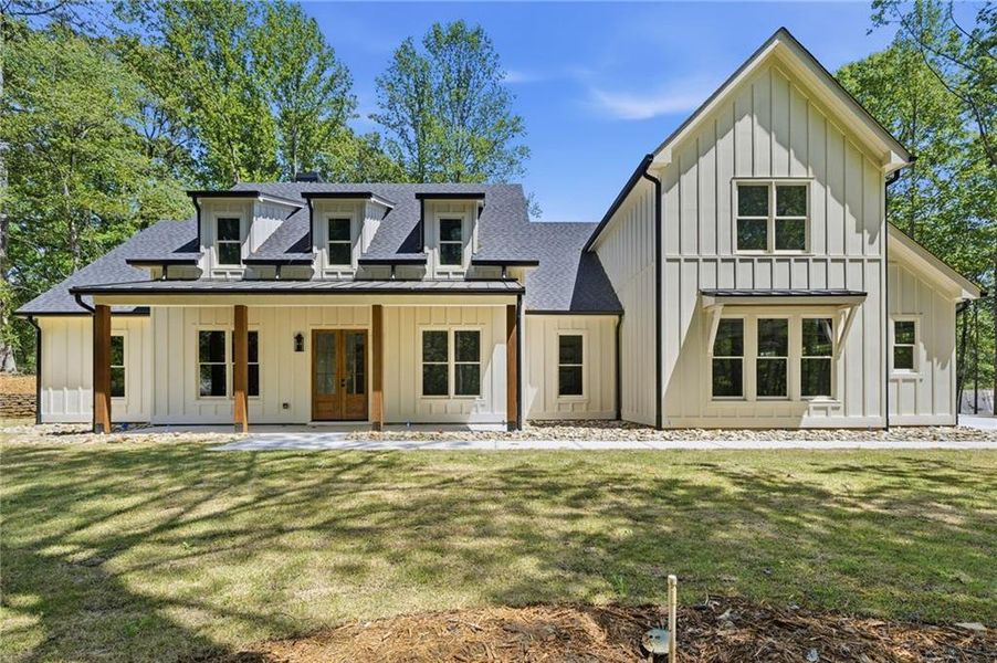 Exterior details and patio area of a home in , Ball Ground (Image 3).