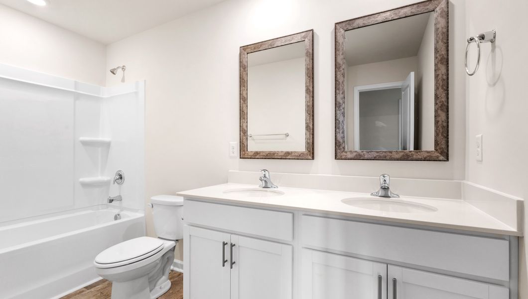 Representative furnished interior of a home built from the Shane by D.R. Horton in Lightwood Cottages, Moore (Image 12).