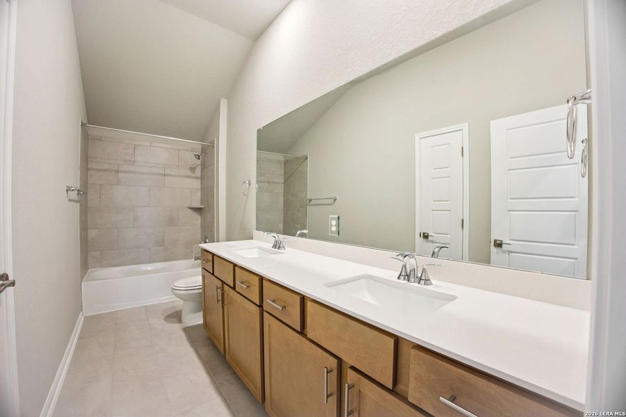 Furnished interior view inside a new home in , San Antonio (Image 22).